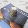 Fingerhut-silber-Metall-abrutschsichere-Kuppe-16-mm