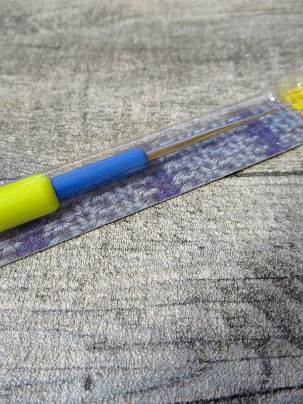 Häkelnadel-INOX-IMRA-Prym-Stärke-125-silber-gelb-blau-Metall-Kunststoff