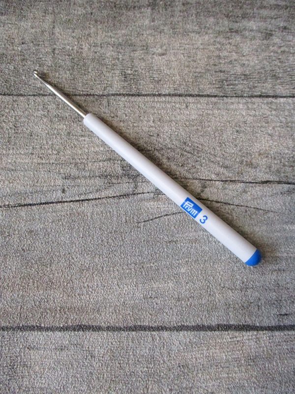 Häkelnadel Stärke 3,0 von Prym (silber-grau)