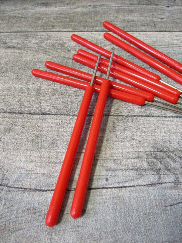 Häkelnadel Stärke 2,5 von Prym (silber-rot) – Bild 5