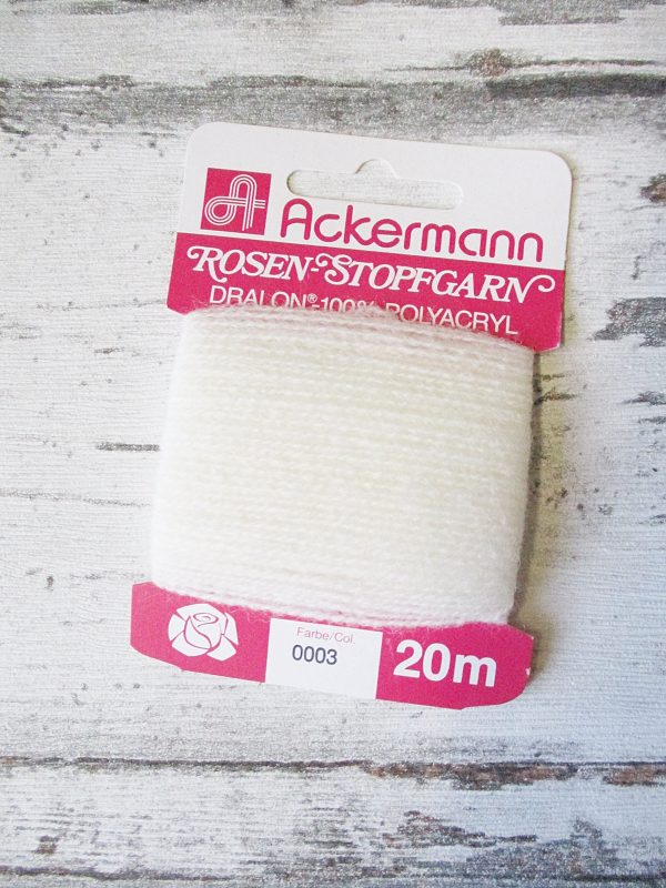 Rosenstopfgarn 0003 (wollweiß) von Ackermann