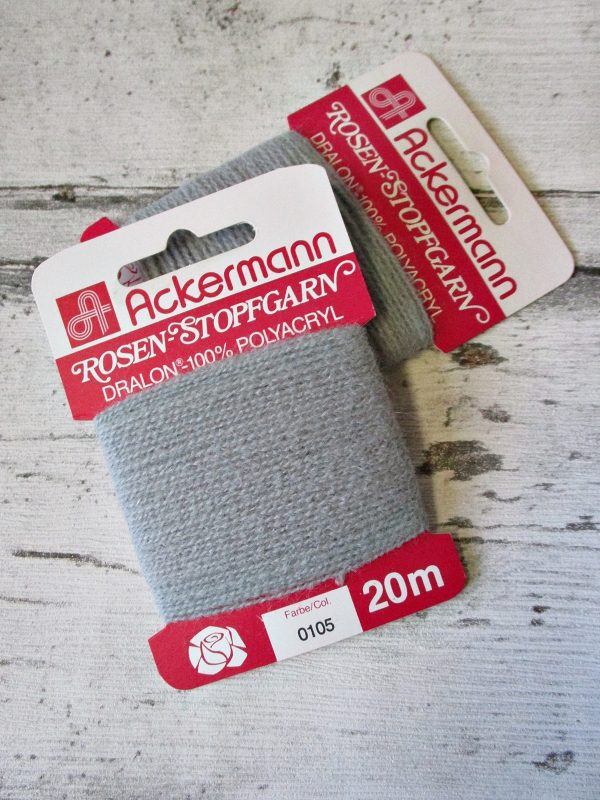 Rosenstopfgarn 0105 (silbergrau) von Ackermann – Bild 3