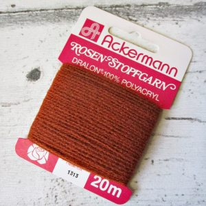 Rosenstopfgarn (orangebraun) - WOOLNERD