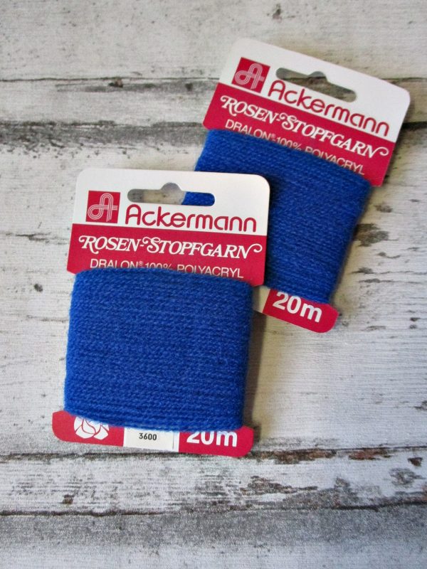 Rosenstopfgarn 3600 (blau) von Ackermann – Bild 3