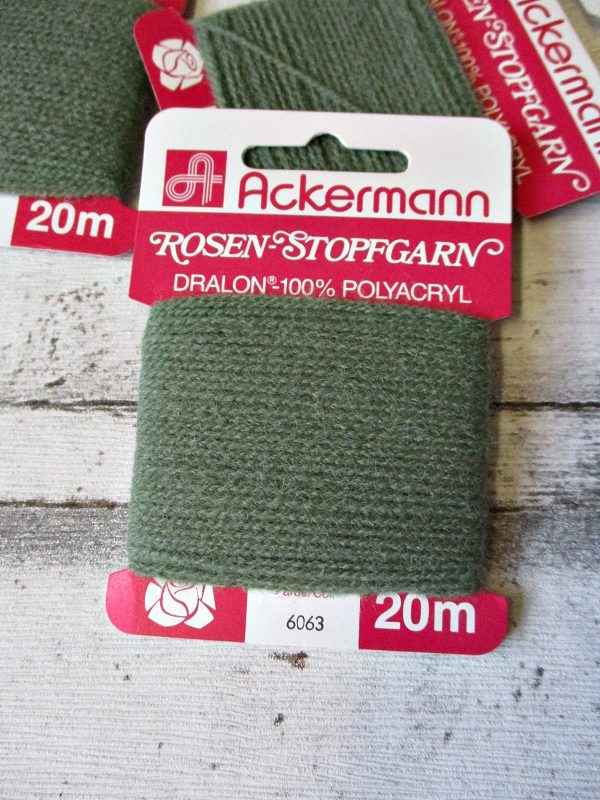 Rosenstopfgarn 6063 (olivgrün) von Ackermann – Bild 3