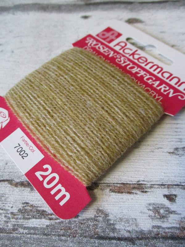 Rosenstopfgarn 7002 (goldbeige) von Ackermann – Bild 3