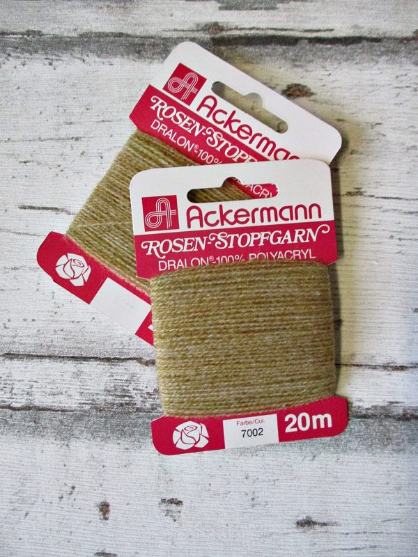 Rosenstopfgarn 7002 (goldbeige) von Ackermann – Bild 4