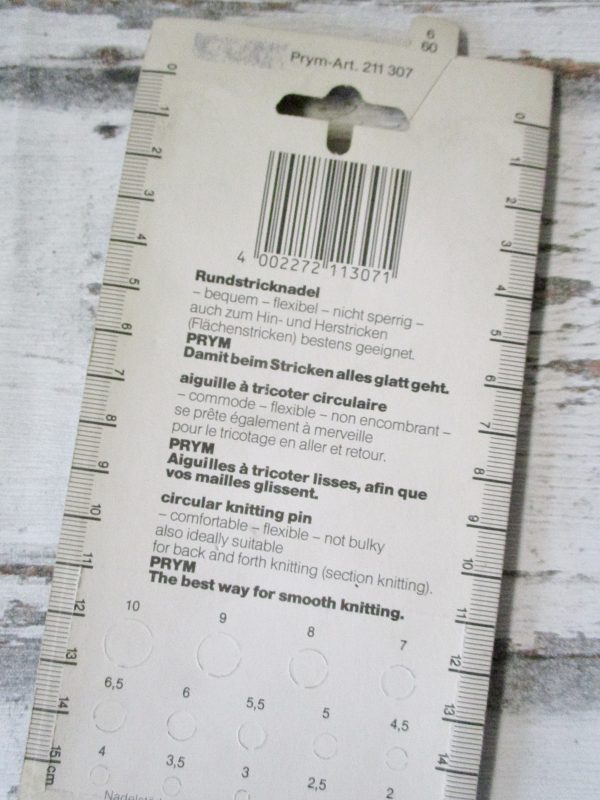 Rundstricknadel PRYM Stärke 6 (60 cm) – Bild 2