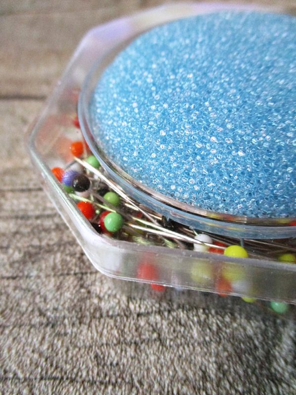 Stecknadeln (bunt) mit Glasköpfchen – Bild 6