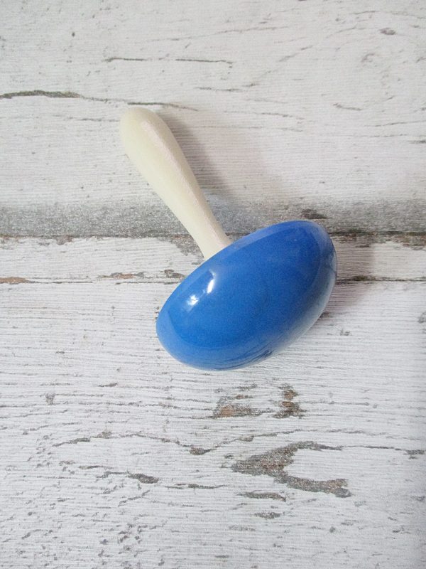 Stopfpilz (blau-weiß), aus Holz & Kunststoff – Bild 3