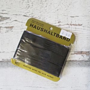 Haushaltsband binderband schwarz Baumwolle 17mm 5m - Woolnerd