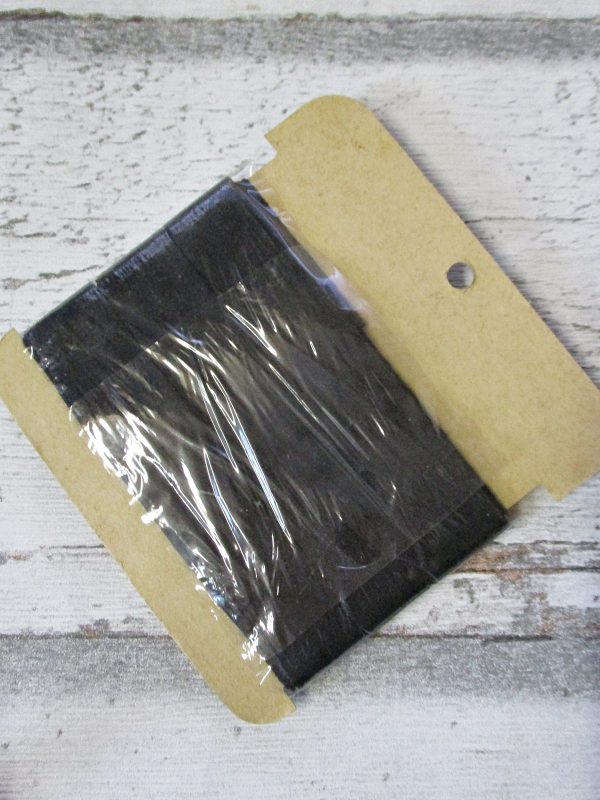 Haushaltsband binderband schwarz Baumwolle 17mm 5m - Woolnerd