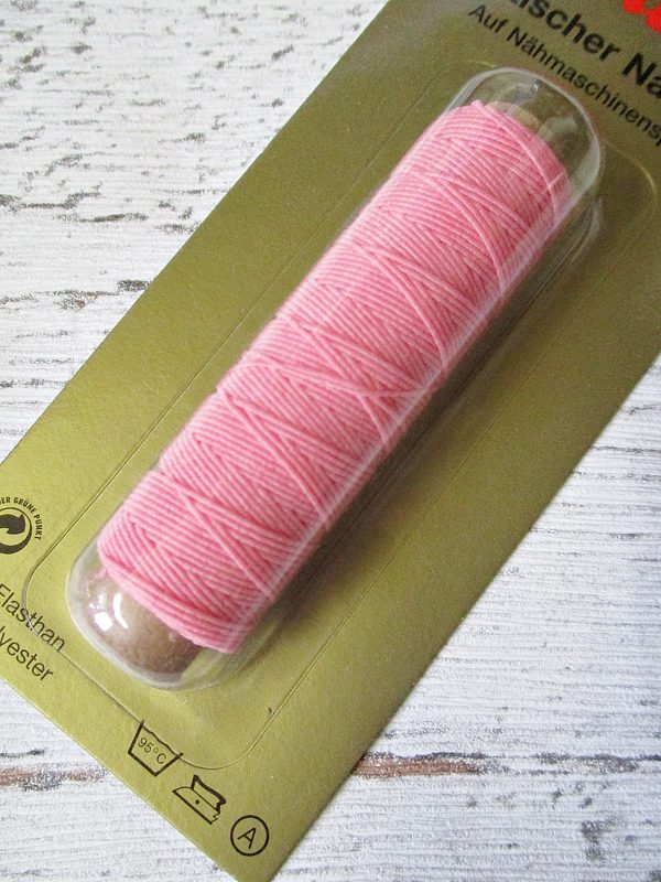 Nähgummi rosa Rotkant - Woolnerd