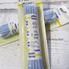 Schnürsenkel Schuhsenkel hellblau Baumwolle rund 60cm SERTEX - Woolnerd