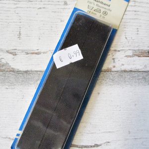 Nahtband Wenco-blau schwarz 14mm Baumwolle - Woolnerd
