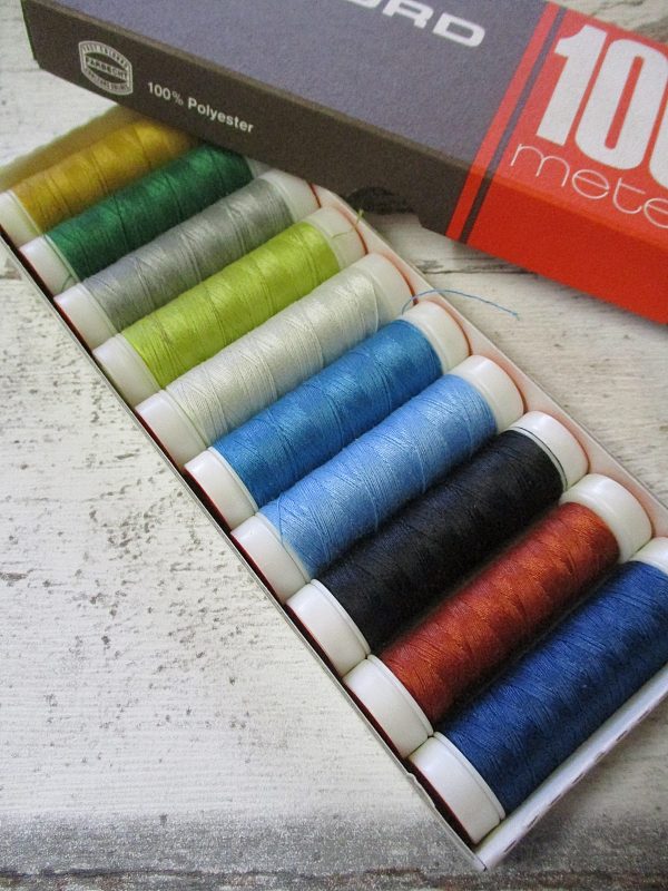 Nähgarn Kombipackung Syncord Ackermann-Göggingen 10Farben Polyester - Woolnerd