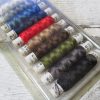 Nähgarn Obergarn Baumwolle gasiert mercerisiert farbecht 10Rollen Systema - Woolnerd