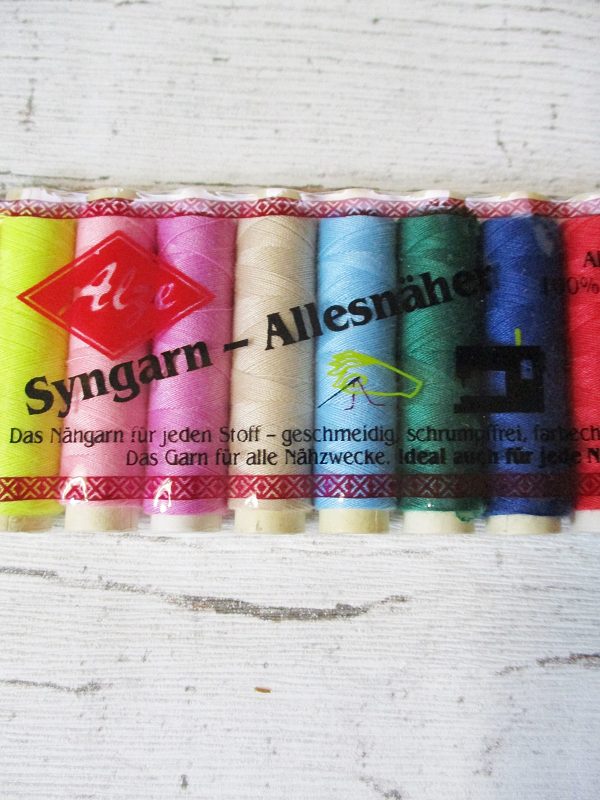 Nähgarn Syngarn Allesnäher Alze Set Polyester 12_Farben - Woolnerd