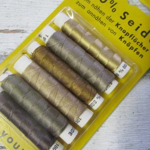 Seide Beige Braun 6Rollen - Woolnerd