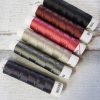 Seide schwarz rotbraun rot beige grün anthrazit - Woolnerd