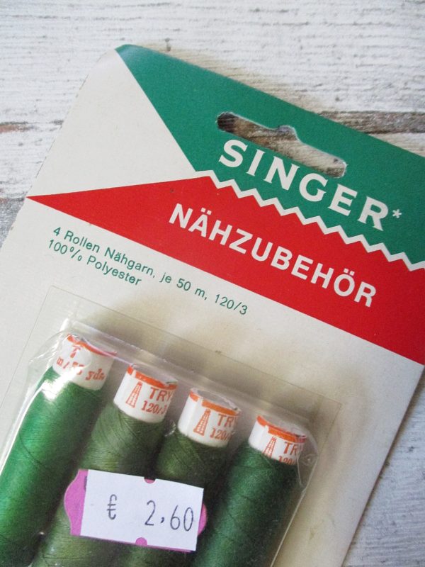 Singer Nähgarn Grüntöne Polyester - Woolnerd