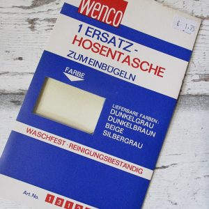Ersatz-Hosentasche Einbügeln Beige Wenco - Woolnerd