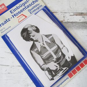 Ersatz-Hosentasche Einbügeln Wenco weiß - Woolnerd