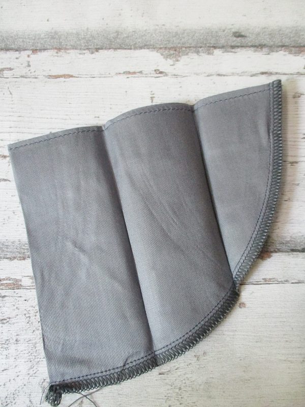 Ersatzhosentaschen grau Einbügeln Viskose - Woolnerd