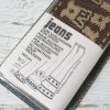 Jeansborte Baumwolle Vintage 70er braun beige JEANS - Woolnerd