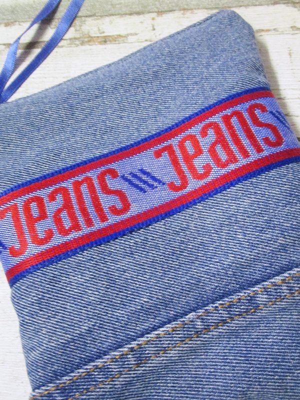 Jeansborte Zierborte Stoffbesatz 70er Jahre - JEANS – Bild 9