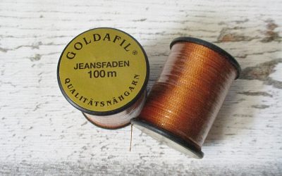 eansgarn Jeansfaden Goldafil Nylon 210D-2 100m goldkupfer - Woolnerd