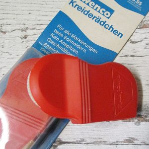 Kreiderädchen Ringelspitz Wenco rot Kreidepulver - Woolnerd