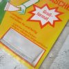 Moleskin Hosentasche EKA-Fix Großformat Anbügeln silbergrau - Woolnerd
