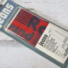 Jeansborte Baumwolle vintage 70er rot dunkelblau Rock Sound superhit - Woolnerd