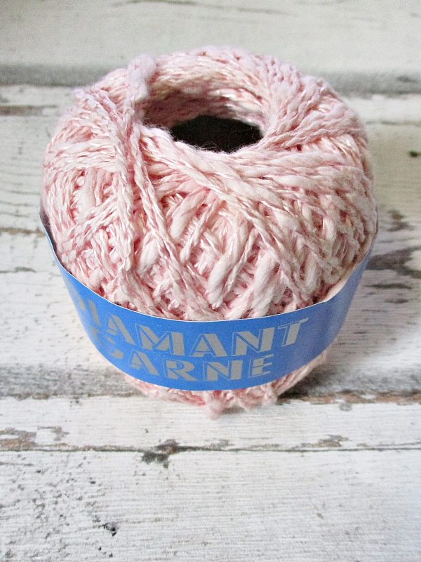 Wolle Diamantgarn Farbe_2033 rosa 66umwolle 34%Viskose Seidenglanz - Woolnerd