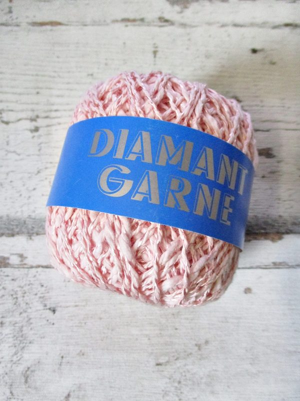 Wolle Diamantgarn Farbe_2033 rosa 66umwolle 34%Viskose Seidenglanz - Woolnerd