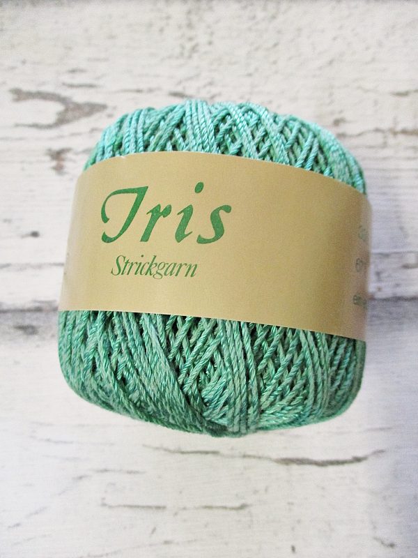 Wolle Strickgarn Iris 67%Viskose 33umwolle Farbe_14 grün - Woolnerd