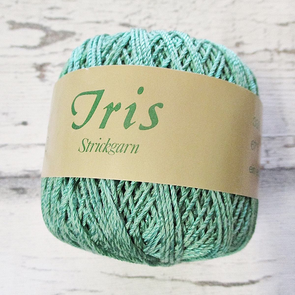 Wolle Strickgarn Iris 67%Viskose 33umwolle Farbe_14 grün - Woolnerd