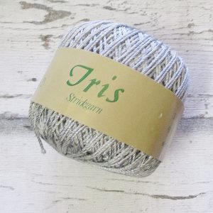 Wolle Strickgarn Iris 67%Viskose 33umwolle Farbe_18 hellgrau - Woolnerd