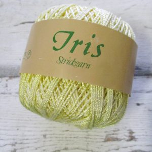 Wolle Strickgarn Iris 67%Viskose 33umwolle Farbe_2 pastellgelb - Woolnerd