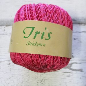 Wolle Strickgarn Iris 67%Viskose 33umwolle Farbe_5 pfingstrose - Woolnerd