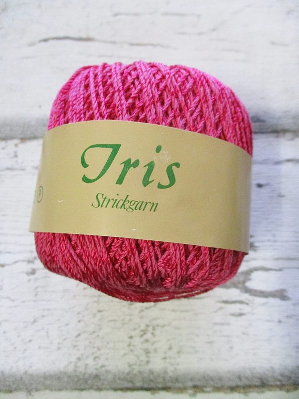Wolle Strickgarn Iris 67%Viskose 33umwolle Farbe_5 pfingstrose - Woolnerd