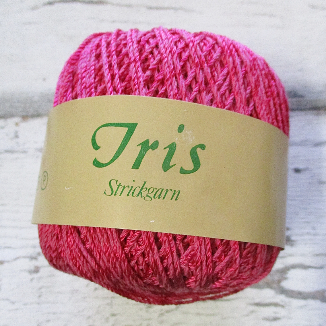 Wolle Strickgarn Iris 67%Viskose 33%Baumwolle Farbe_5 pfingstrose