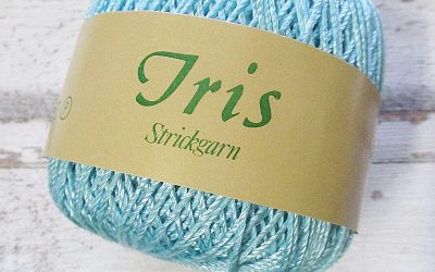Wolle Strickgarn Iris 67%Viskose 33umwolle Farbe_7 eisblau - Woolnerd