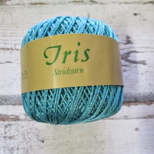 Wolle Strickgarn Iris 67%Viskose 33umwolle Farbe_8 türkis - Woolnerd