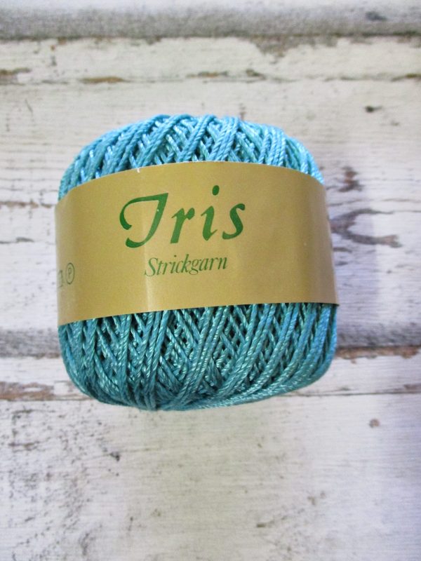 Wolle Strickgarn Iris 67%Viskose 33umwolle Farbe_8 türkis - Woolnerd
