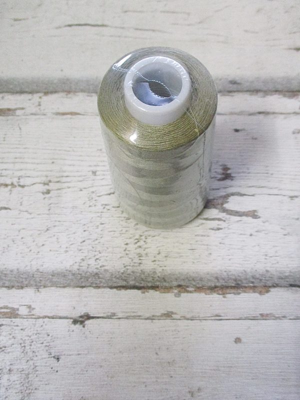 Overlockgarn Polyestergarn (dunkelbeige), Stärke 40/2, Länge: 3000 Yards, (ca. 2743 Meter) – Bild 3