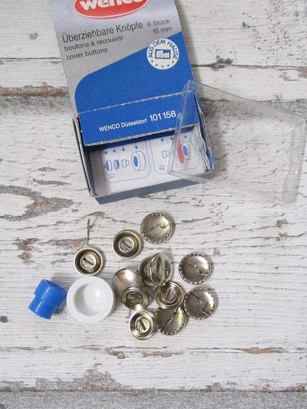 überziehbare Knöpfe (15 mm) – Bild 4