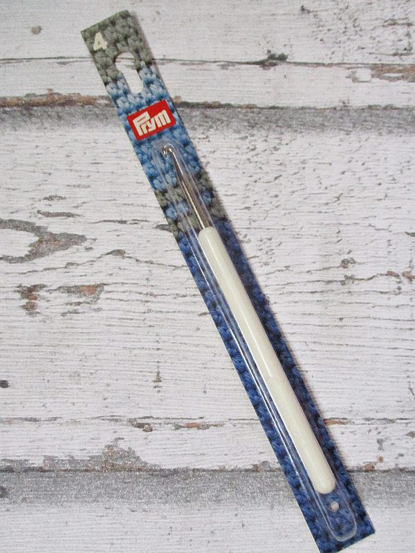 Häkelnadel Stärke 4,0 von Prym (silber-weiß)