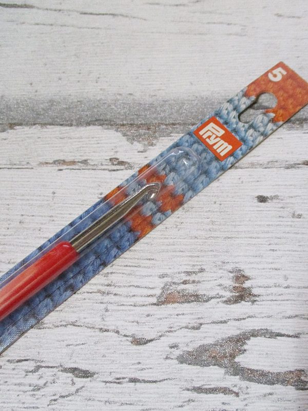 Häkelnadel Stärke 5 von Prym (silber-rot) – Bild 3